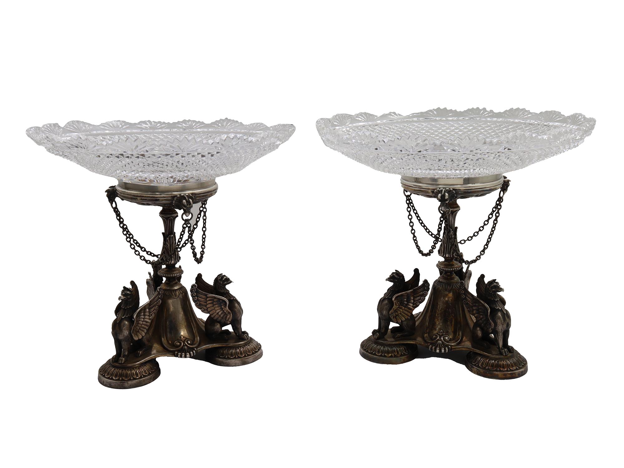 THOMAS BRADBURY & SONS SILVER PLATED CENTERPIECES PIC-0